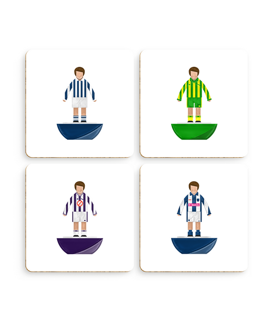 Football Kits 'West Brom sketchbook' Coasters