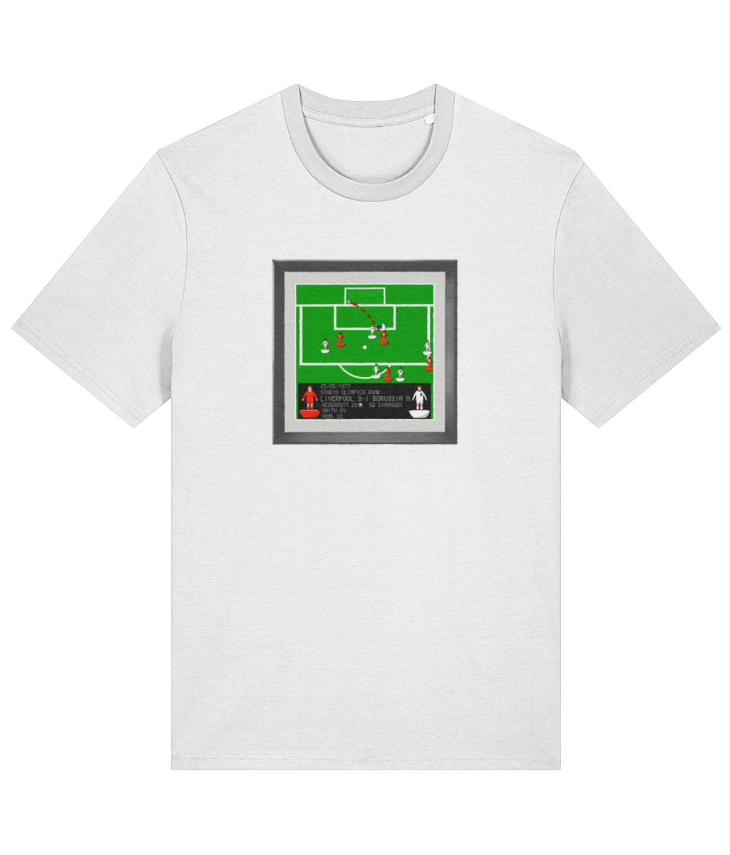 Football Iconic Moments 'McDermott - LIVERPOOL v Borussia M 1977' Unisex T-Shirt