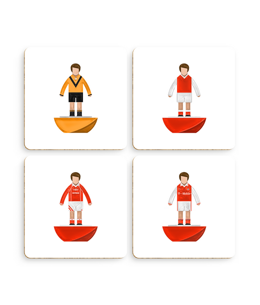 Football Kits 'Rotherham sketchbook' Coasters
