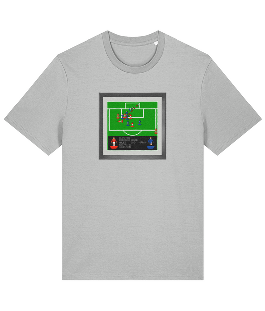 Football Iconic Moments 'Hughes - WALES v Spain 1985' Unisex T-Shirt