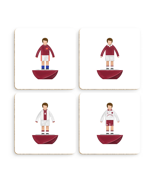 Football Kits 'Hearts sketchbook' Coasters
