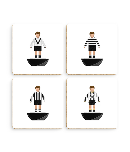 Football Kits 'Notts County sketchbook' Coasters