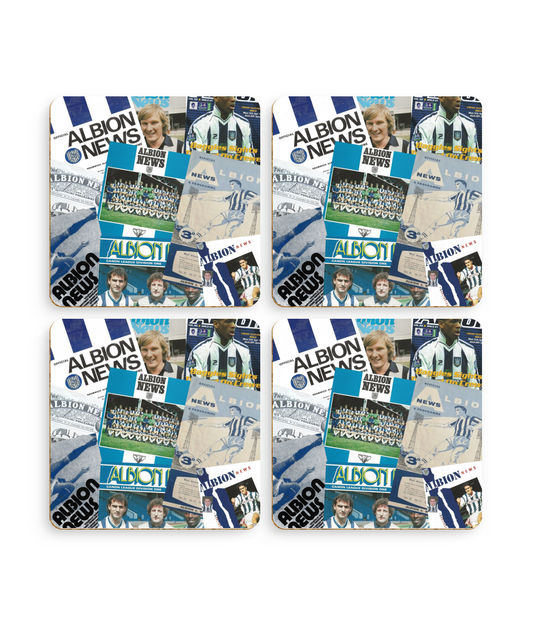 Football Programmes 'West Bromwich Albion' Coasters