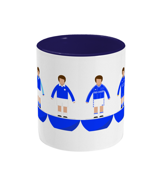 Football Kits 'Leicester combined' Mug