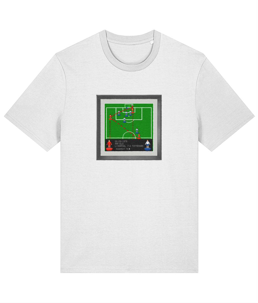 Football Iconic Moments 'McDermott - LIVERPOOL v Tottenham 1978' Unisex T-Shirt