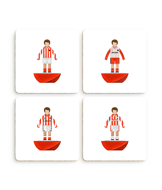 Football Kits 'Stoke City sketchbook' Coasters