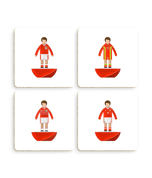 Football Kits 'Wales sketchbook' Coasters