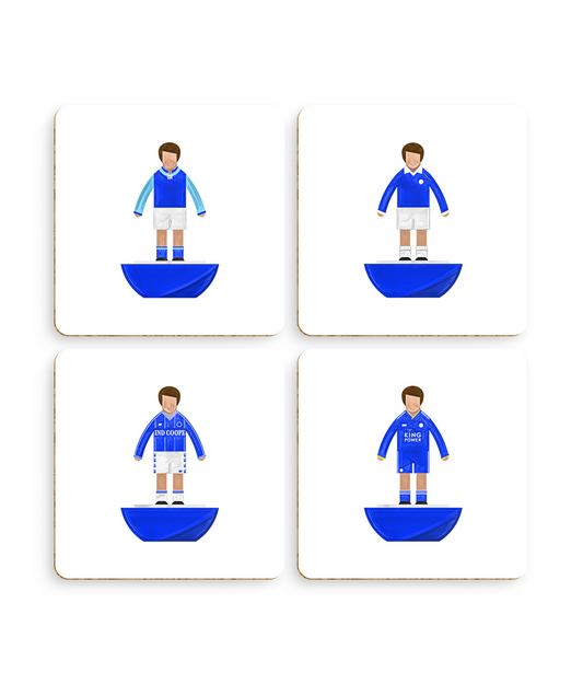 Football Kits 'Leicester City sketchbook' Coasters