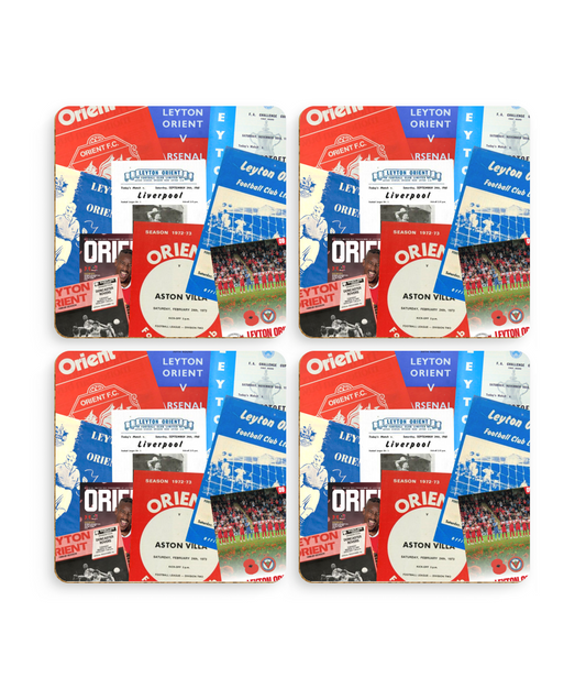Football Programmes 'Leyton Orient' Coasters