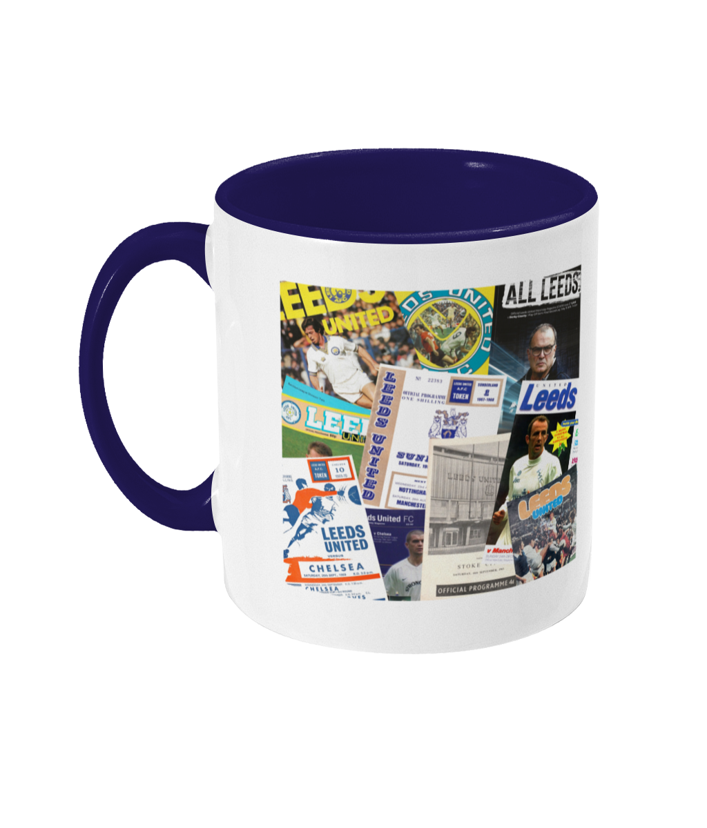 Football Programmes 'Leeds United' Mug