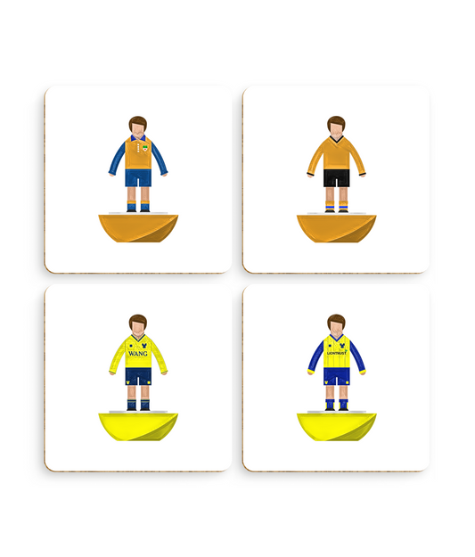 Football Kits 'Oxford United sketchbook' Coasters