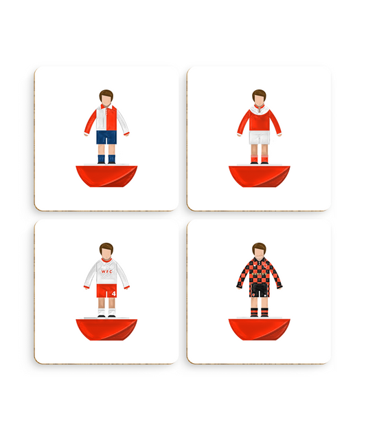 Football Kits 'Walsall sketchbook' Coasters