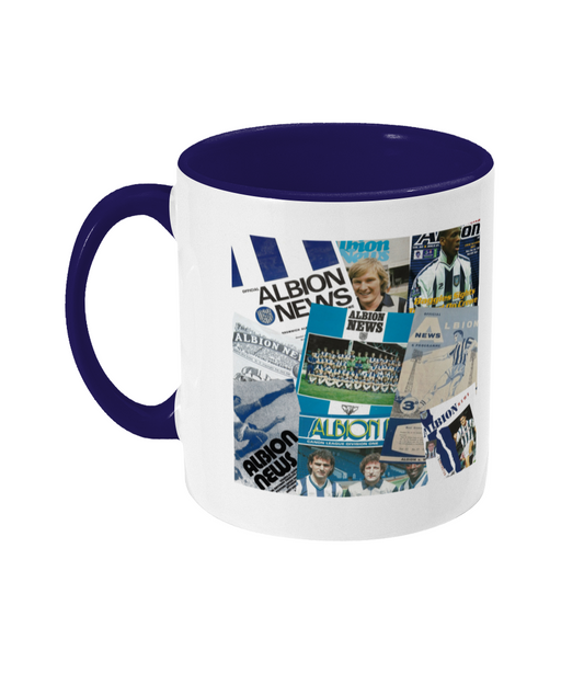 Football Programmes 'West Bromwich Albion' Mug