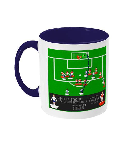 Football Iconic Moment 'Paul Gascoigne TOTTENHAM v Arsenal 1991' Mug