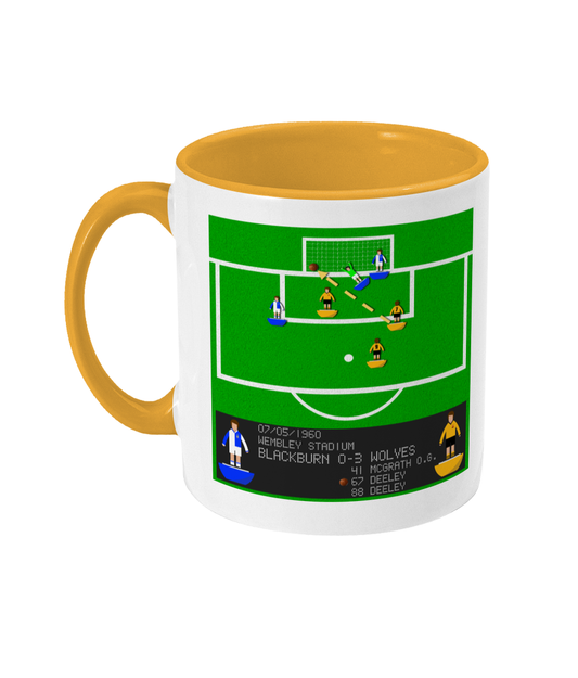 Football Iconic Moment 'Norman Deeley Blackburn Rovers v Wolverhampton Wanderers 1960' Mug