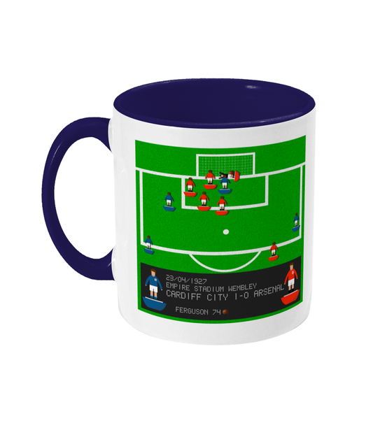 Football Iconic Moment 'Hughie Ferguson Cardiff v Arsenal 1927' Mug