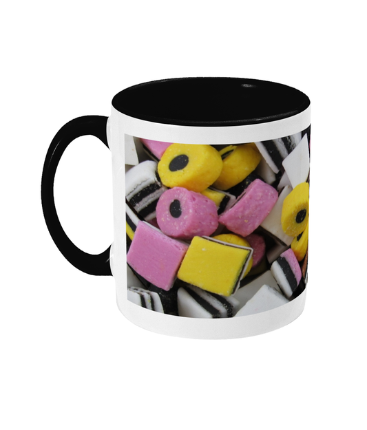 Sweet Shop 'Liqourice Allsorts' Mug