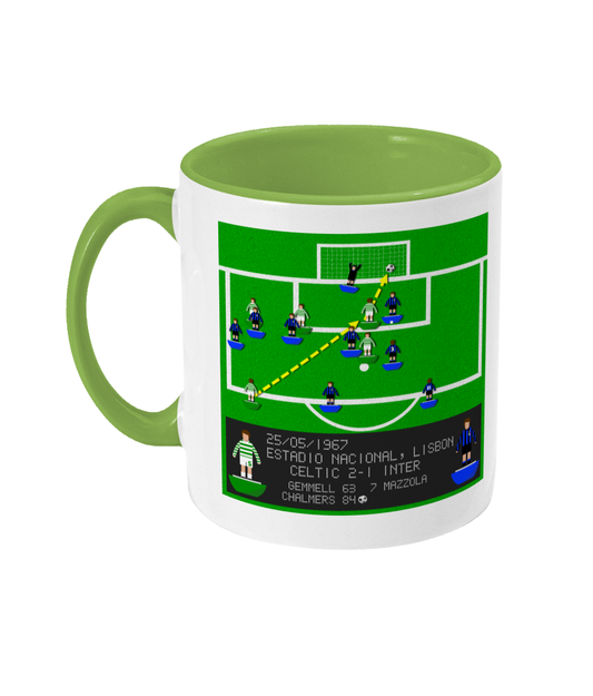 Football Iconic Moment 'Stevie Chalmers Celtic v Inter Milan 1967' Mug