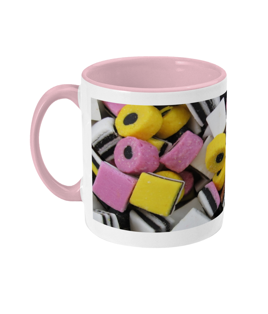 Sweet Shop 'Liqourice Allsorts' Mug