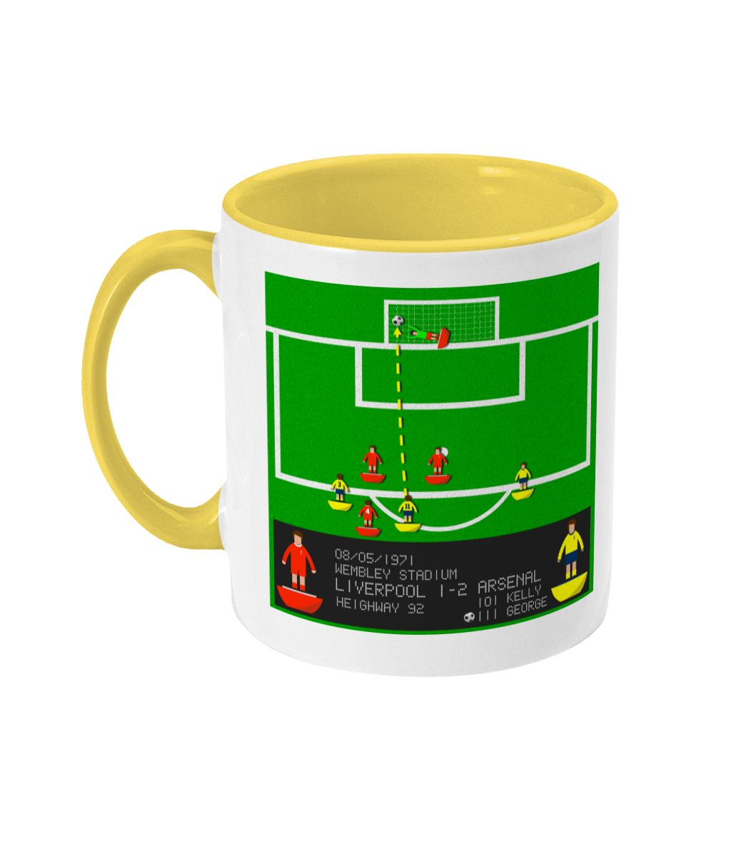 Football Iconic Moment 'Charlie George Arsenal v Liverpool 1971' Mug