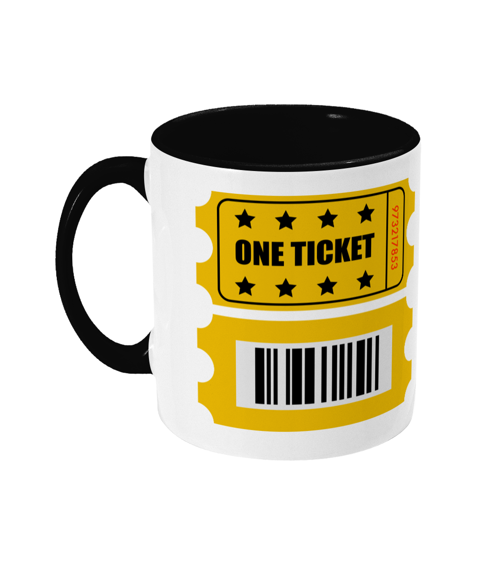 Gaming Arcade 'Ticket' Mug