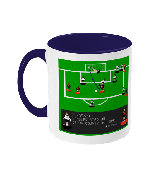 Football Iconic Moment 'Bobby Zamora Derby County v QPR 2014' Mug