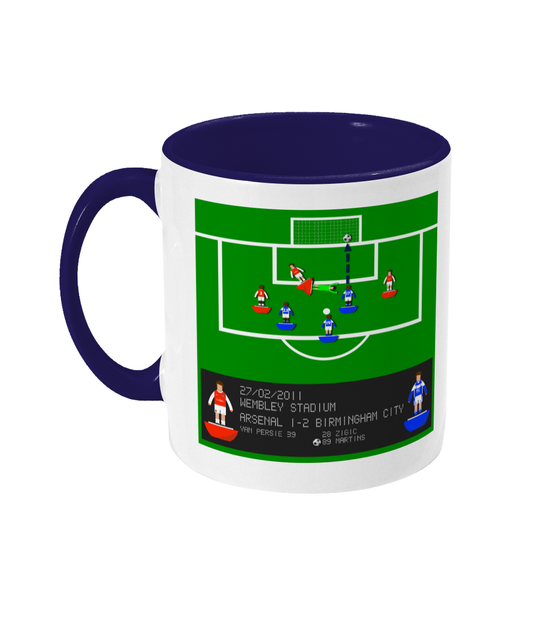 Football Iconic Moment 'Obafemi Martins Arsenal v BIRMINGHAM 2011' Mug