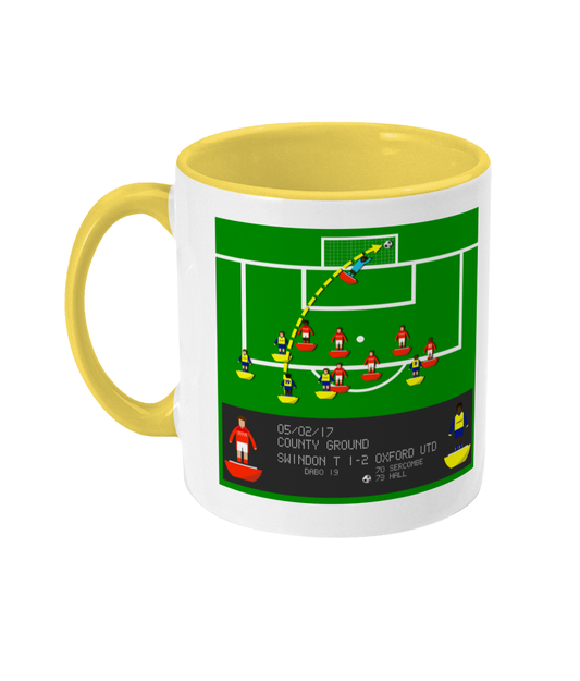 Football Iconic Moment 'Rob Hall OXFORD v Swindon' Mug