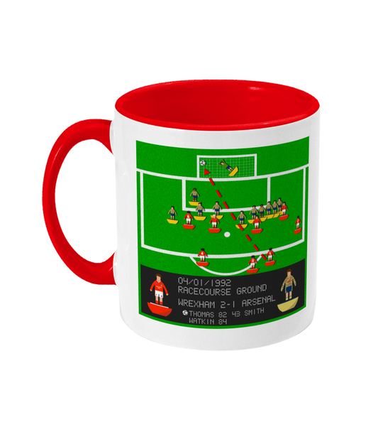 Football Iconic Moment 'Mickey Thomas WREXHAM v Arsenal 1992' Mug