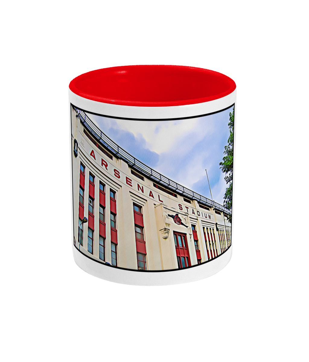 Football Grounds 'Arsenal Highbury Oil Painting' Mug