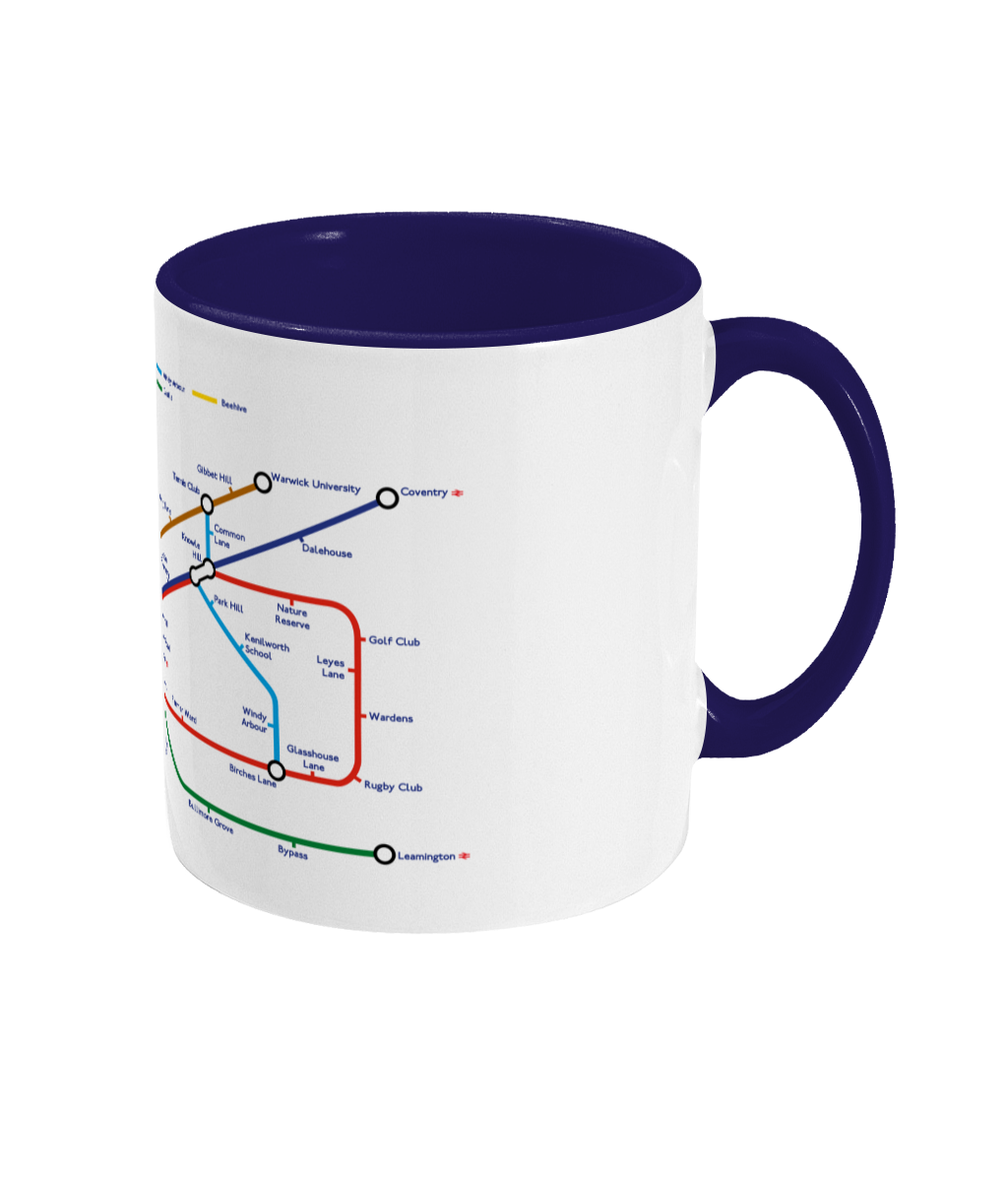 Maps and Signs Tube Map 'Kenilworth' Mug