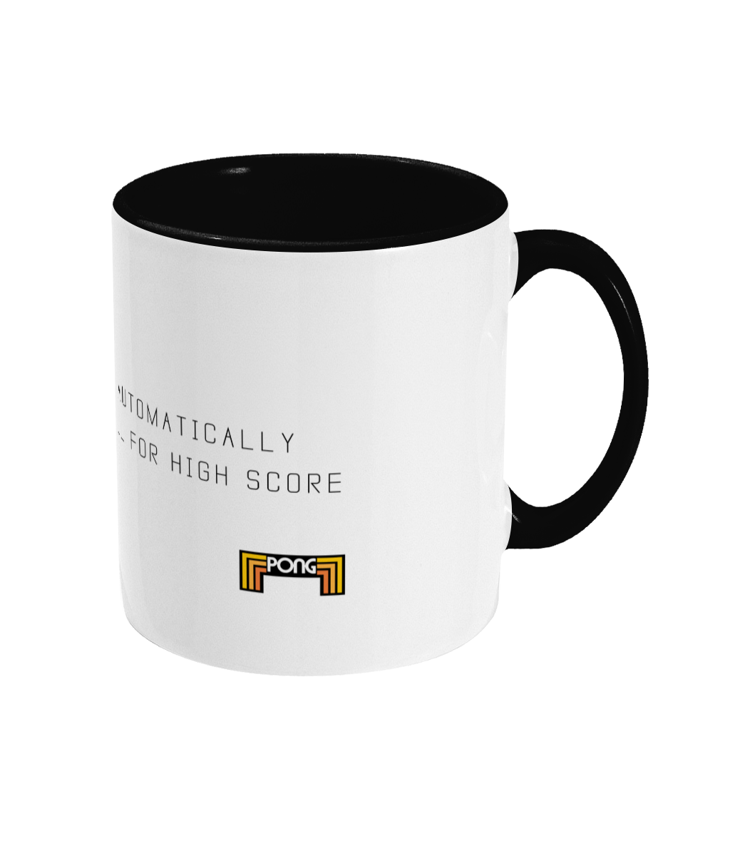 Gaming Arcade 'Pong instructions' Mug
