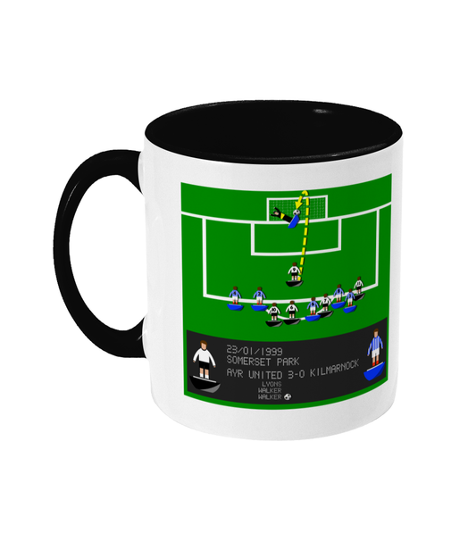 Football Iconic Moment 'Andy Walker AYR v Kilmarnock 1999' Mug