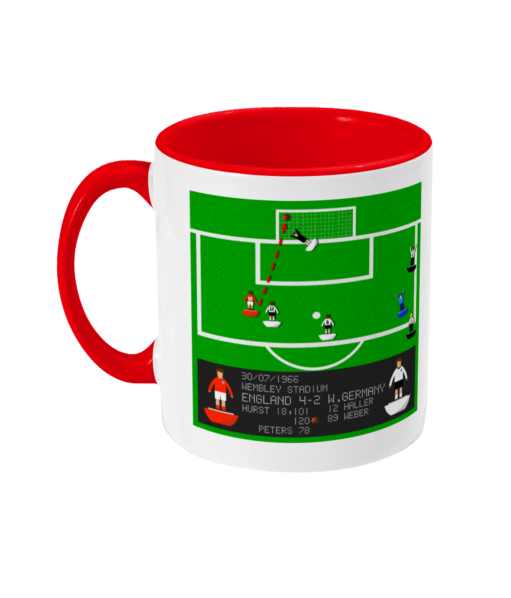 Football Iconic Moment 'Geoff Hurst England v Germany 1966' Mug