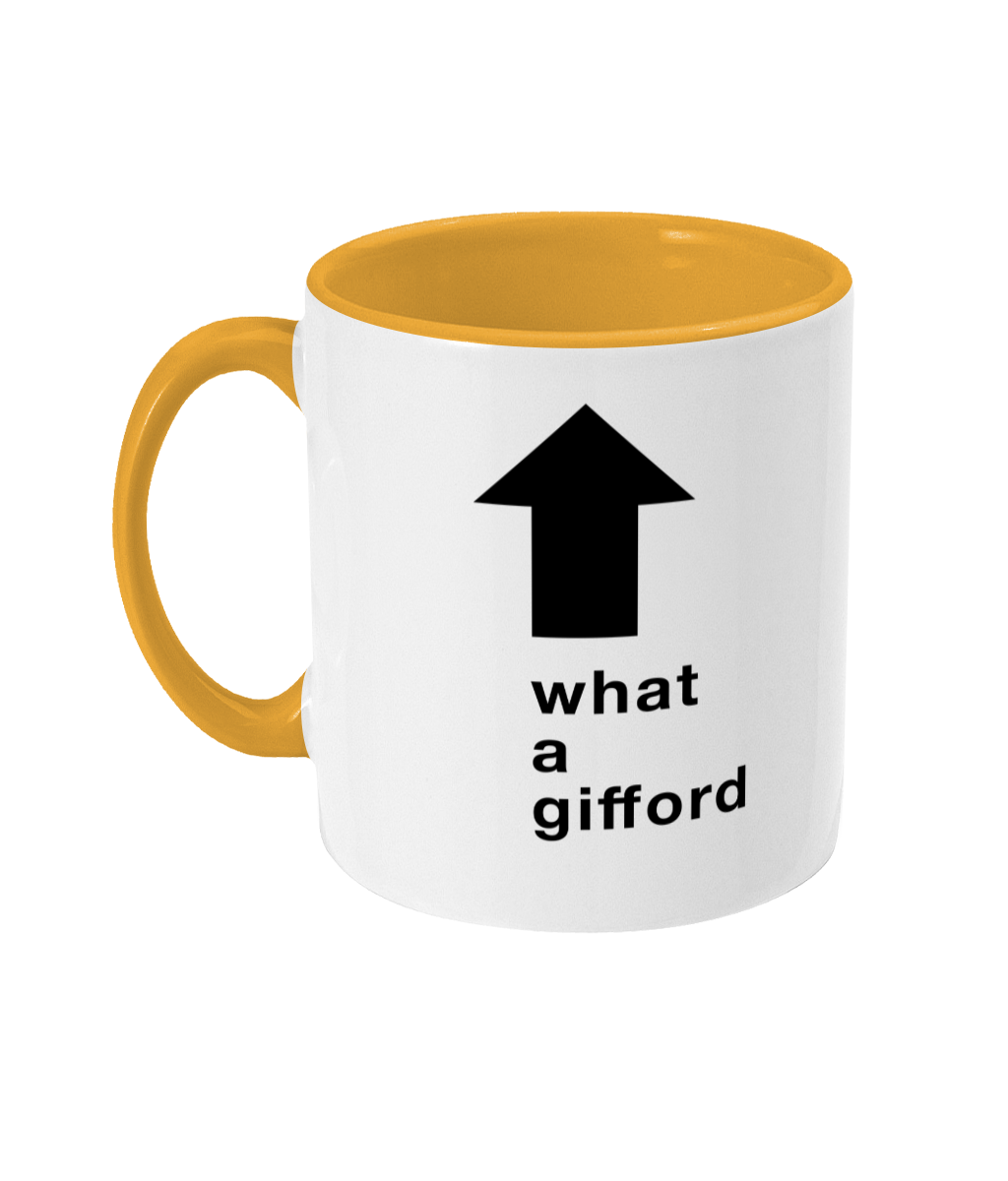 Slogans 'what a gifford' (Up) Mug